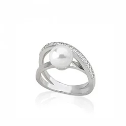 Majorica Anillo Cruzado Exquisite| Anillos Medianos