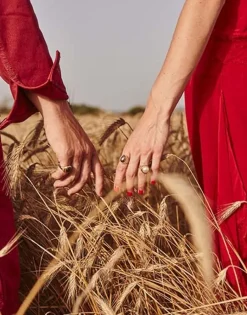 Majorica Anillo Sello Zale Con Perla Media Bola Blanca| Anillos Grandes