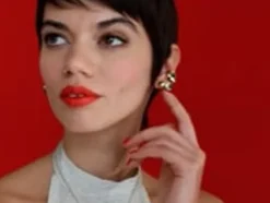 Majorica Brazalete Rigido Fino Feme Con Perlas Y Agatas Verdes| Brazaletes Rígidos