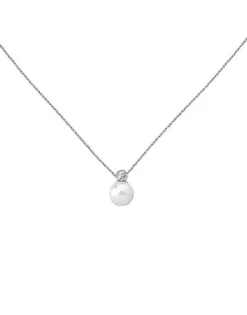 Majorica Colgante Cies Circonita Blanca| Colgantes Con Cadena