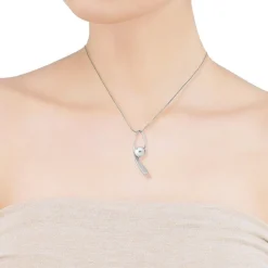 Majorica Colgante Clave Al Sol| Colgantes Con Cadena