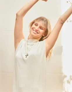 Majorica Colgante Cruz Dorado Con Perlas Tahiti Y Blancas| Colgante Cadena