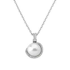 Majorica Colgante Exquisite Pave| Collares Para Boda