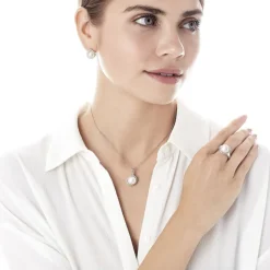 Majorica Colgante Exquisite Pave| Collares Para Boda