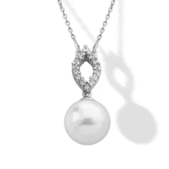 Majorica Colgante Luna| Collares Para Boda