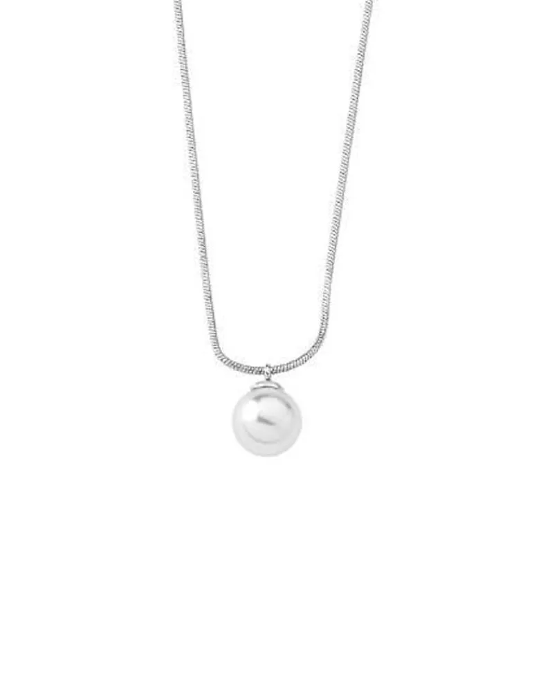 Majorica Colgante Nuada 10Mm Plata| Colgantes Con Cadena