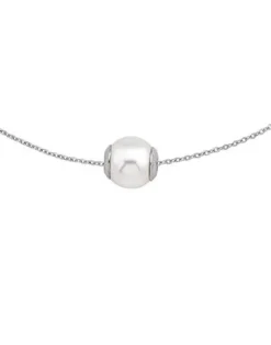 Majorica Colgante Nuada 10Mm Plateado| Colgantes Con Cadena