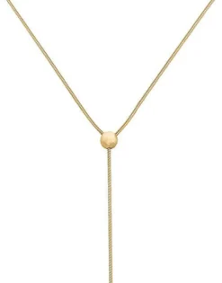 Majorica Collar Alba En Plata Dorada Y Perla Blanca| Cadenas Con Perlas