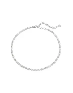Majorica Collar Ballet Plata Con Perlas 4Mm| Collares De Perlas Largos