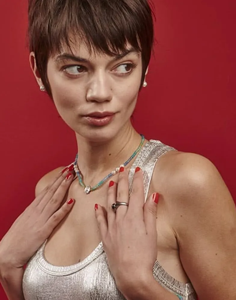 Majorica Collar Color Pop Sea Con Piedras Degrade Y Perlas Blancas| Collares Con Piedras