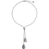 Majorica Collar Corto Tender Plata Perlas Gris Y Nuage| Cadenas Con Perlas
