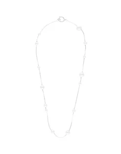 Majorica Collar Dangle Encadenado Con Perlas Redondas 40Cm| Collares Para Boda