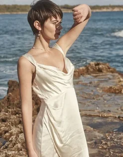 Majorica Collar Dangle Encadenado Con Perlas Redondas 40Cm| Collares Para Boda