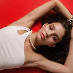 Majorica Collar De Perlas Barrocas Lyra 14Mm 42Cm| Collares De Perlas Largos