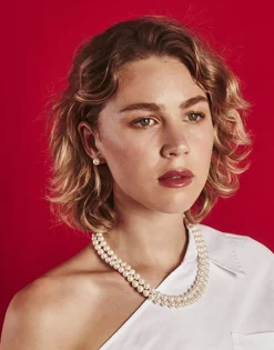 Majorica Collar De Perlas De Dos Vueltas Ariel| Collares Para Boda