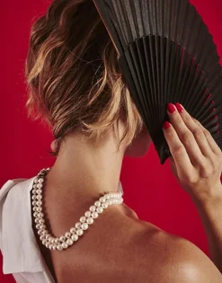 Majorica Collar De Perlas De Dos Vueltas Ariel| Collares Para Boda