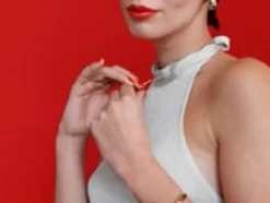 Majorica Collar Encadenado Feme Con Perla Blanca Y Agata Verde| Colgantes Con Cadena