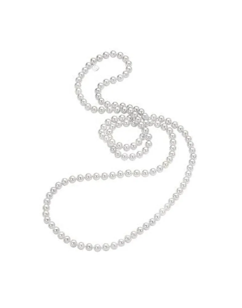 Majorica Collar Jour Perlas Blancas 10Mm 120Cm| Collares De Perlas Largos