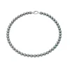 Majorica Collar Lyra Plata Con Perlas Grises 8Mm 45Cm| Collares De Perlas Largos