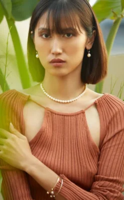 Majorica Collar Lyra Plata 7Mm 50Cm| Collares De Perlas Largos