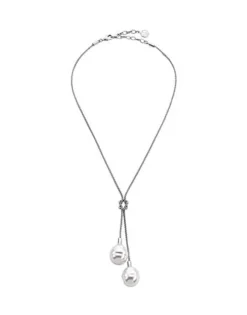 Majorica Collar Tender Plata Con Perlas Blancas| Cadenas Con Perlas