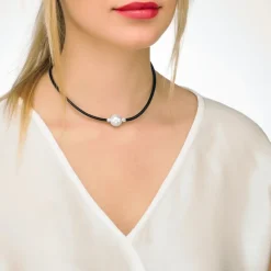 Majorica Collar Tilos| Collares De Cuero