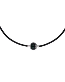 Majorica Collar Zindis Cuero 50Cm| Colgante Multiusos