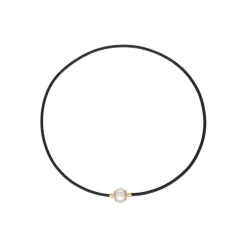 Majorica Collar Zindis Cuero 45Cm| Colgante Multiusos