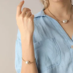 Majorica Collar Zindis Dorado 40Cm| Colgante Multiusos