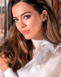 Majorica Pendiente Earcuff Kea Dorado Con Perlas Redondas| Pendientes Ear Cuff