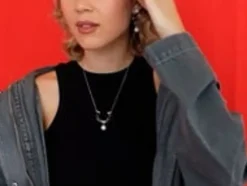 Majorica Pendientes Ayla De Cristal En Alta Resistencia En Plata| Pendientes De Aro Con Perlas