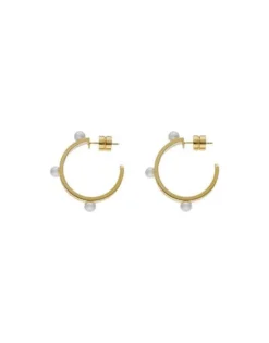 Majorica Pendientes Bejart| Pendientes De Aro Con Perlas