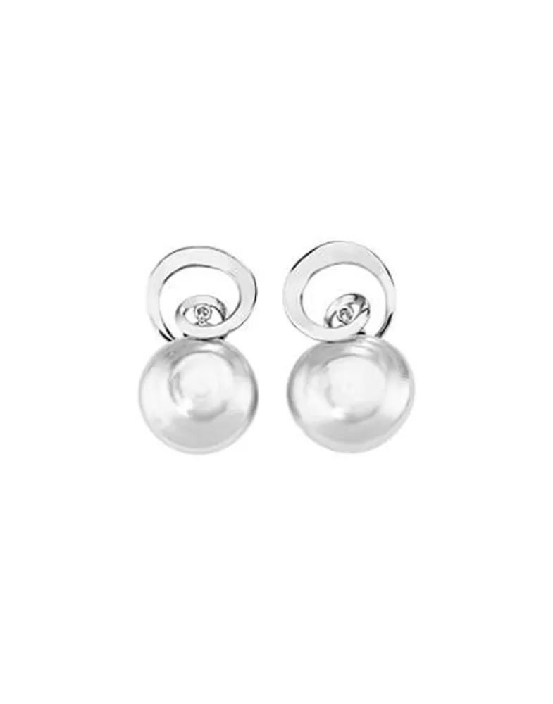 Majorica Pendientes Espiral| Pendientes Cortos