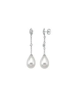 Majorica Pendientes Exquisite| Pendientes De Perlas Largos