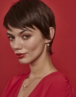 Majorica Pendientes Lagom En Acero Dorado Con Perla| Pendientes De Perlas Largos