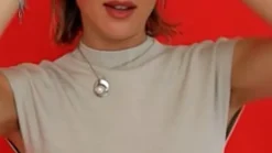 Majorica Pendientes Petra En Acero Y Perla Blanca| Pendientes Cortos