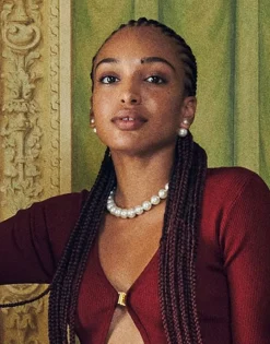 Majorica Pendientes Polar Plata Con Perlas Blancas 8 Y 16Mm| Pendientes Cortos