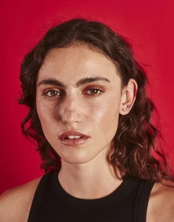 Majorica Piercing Oreja De Perla Redonda Gris De 4Mm Coleccion Cos| Piercings