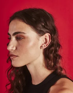 Majorica Piercing Oreja Sol Coleccion Cos Con Perla Blanca De 4Mm| Piercings