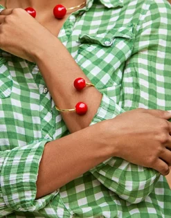 Majorica Pulsera Ajustable Capri Con Perlas De Cristal De Murano| Brazaletes Rígidos