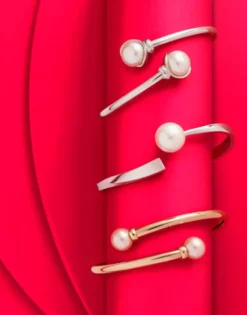 Majorica Pulsera Clave Al Sol| Brazaletes Rígidos