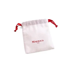 Majorica Pulsera Elastica Ajustable Sifnos Azul Con Perla| Pulseras Elásticas