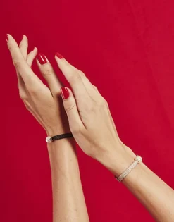 Majorica Pulsera Elastica Circa Negra| Pulseras Elásticas