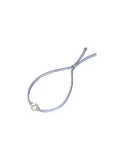 Majorica Pulsera Elastica Sifnos Azul Bebé Con Perla| Pulseras Elásticas