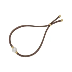 Majorica Pulsera Elastica Unisex Ajustable Sifnos Taupe| Pulseras Elásticas