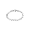 Majorica Pulsera Lyra 8Mm Plata Cierre Lengueta| Pulseras Plata