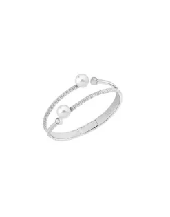 Majorica Pulsera Planet Perlas Blancas| Pulseras Para Novias