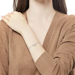 Majorica Pulsera Pure Love Plata| Pulseras Encadenadas