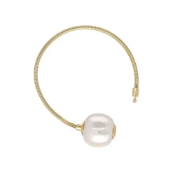 Majorica Pulsera Zindis Dorada 16Cm| Pulseras Encadenadas