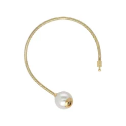 Majorica Pulsera Zindis Dorada 17,5Cm| Pulseras Encadenadas